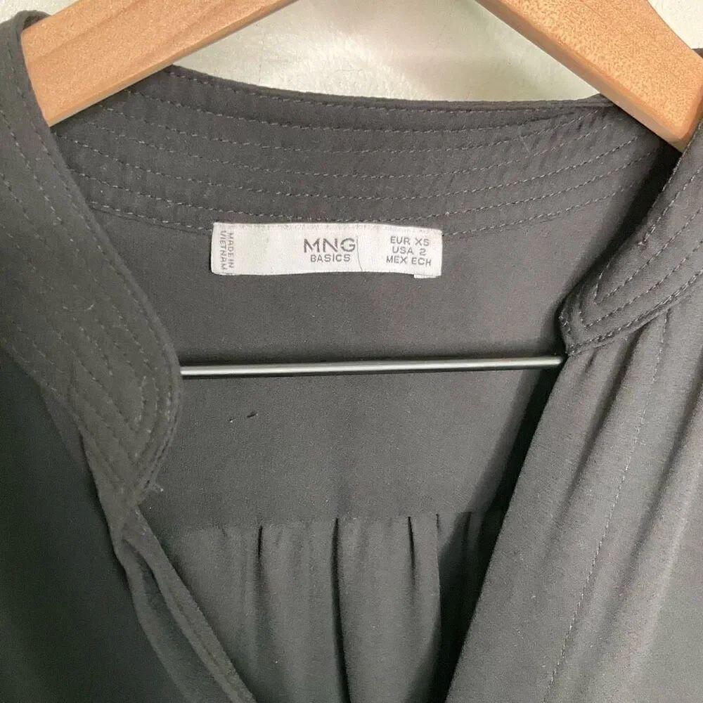Mango Button Down Blouse - Picture 3 of 5